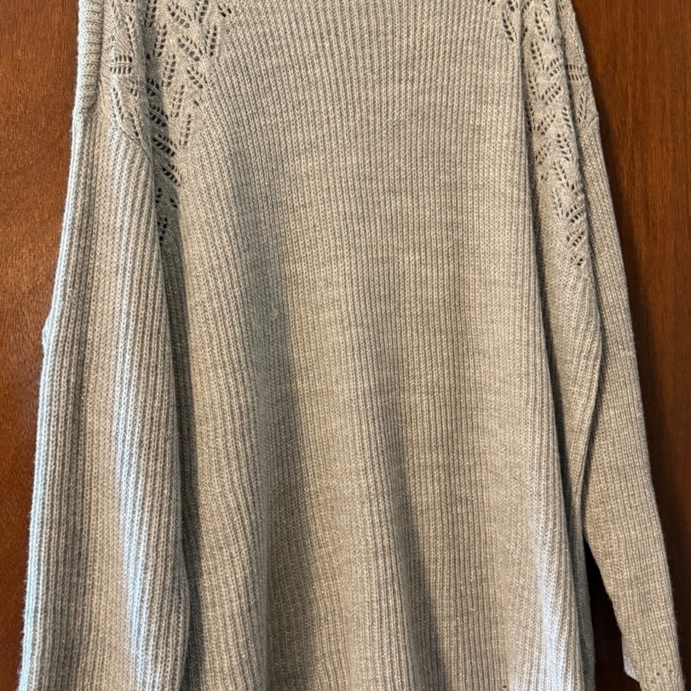 St. John's Bay Light Gray Women's Sweater